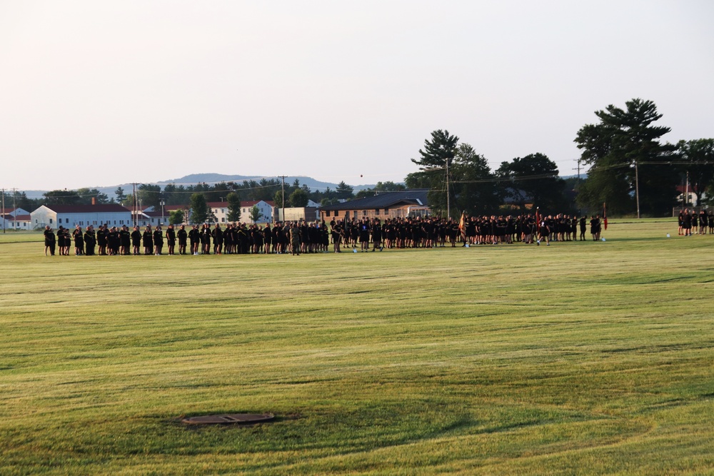 Installation Run brings together Soldiers from across Fort McCoy to build esprit de corps