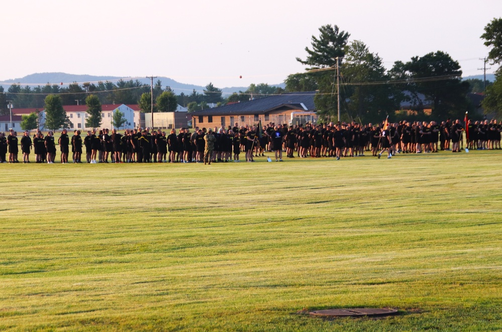 Installation Run brings together Soldiers from across Fort McCoy to build esprit de corps