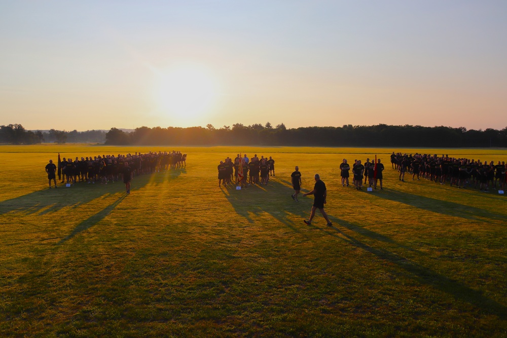 Installation Run brings together Soldiers from across Fort McCoy to build esprit de corps