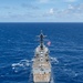 Multinational ships sail in formation during RIMPAC 2024