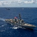 Multinational ships sail in formation during RIMPAC 2024