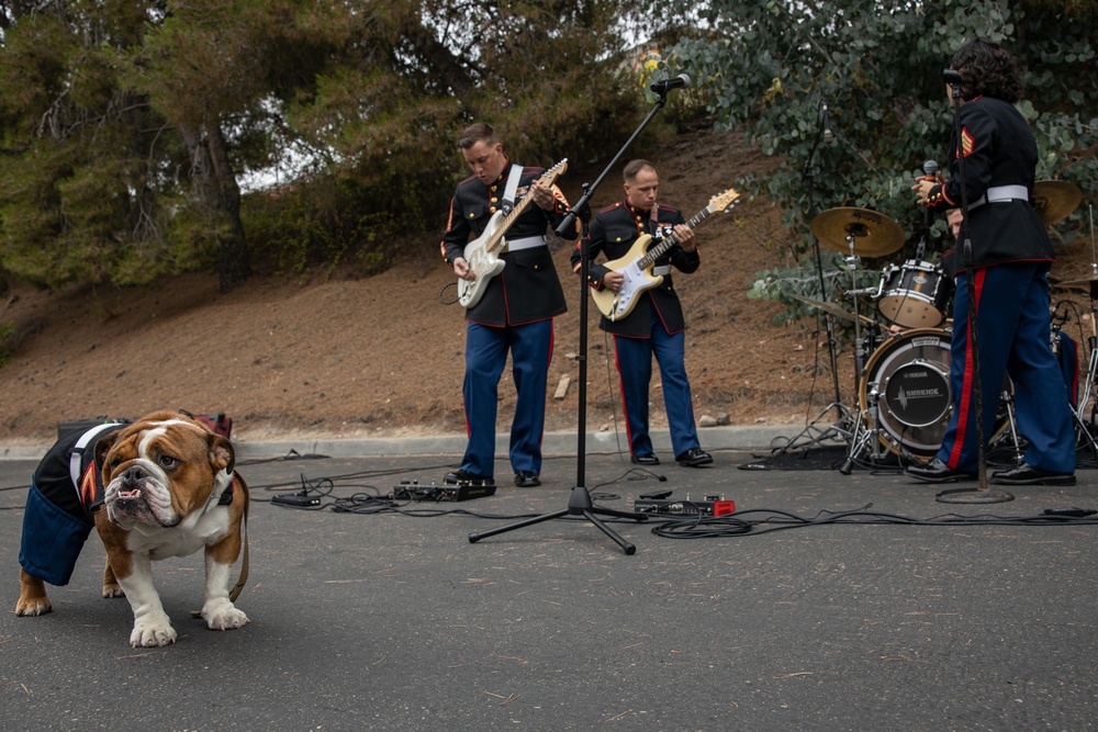 Mascot Monday at KUSI with Marine Band San Diego’s live performance