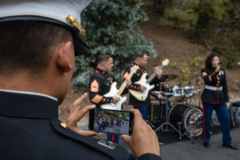 Mascot Monday at KUSI with Marine Band San Diego’s live performance