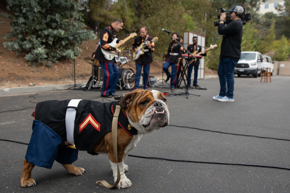 Mascot Monday at KUSI with Marine Band San Diego’s live performance