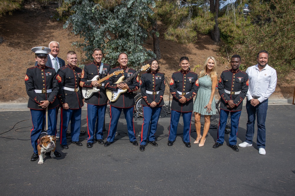 Mascot Monday at KUSI with Marine Band San Diego’s live performance