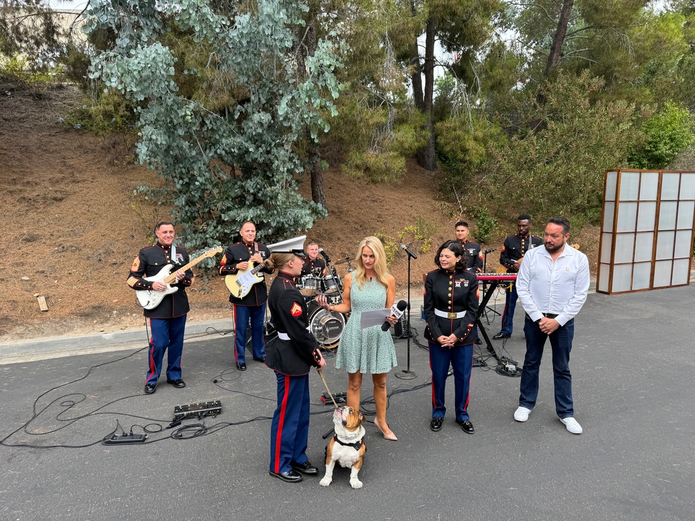 Mascot Monday at KUSI with Marine Band San Diego’s live performance