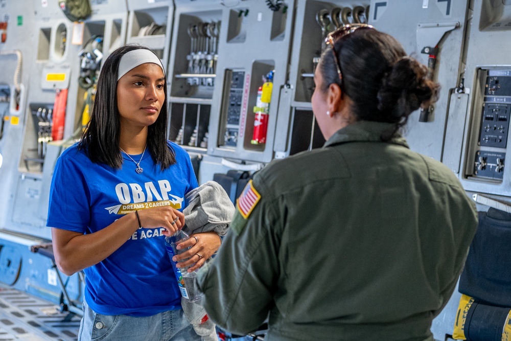 Aerospace Career Education Academy students tour McChord Field