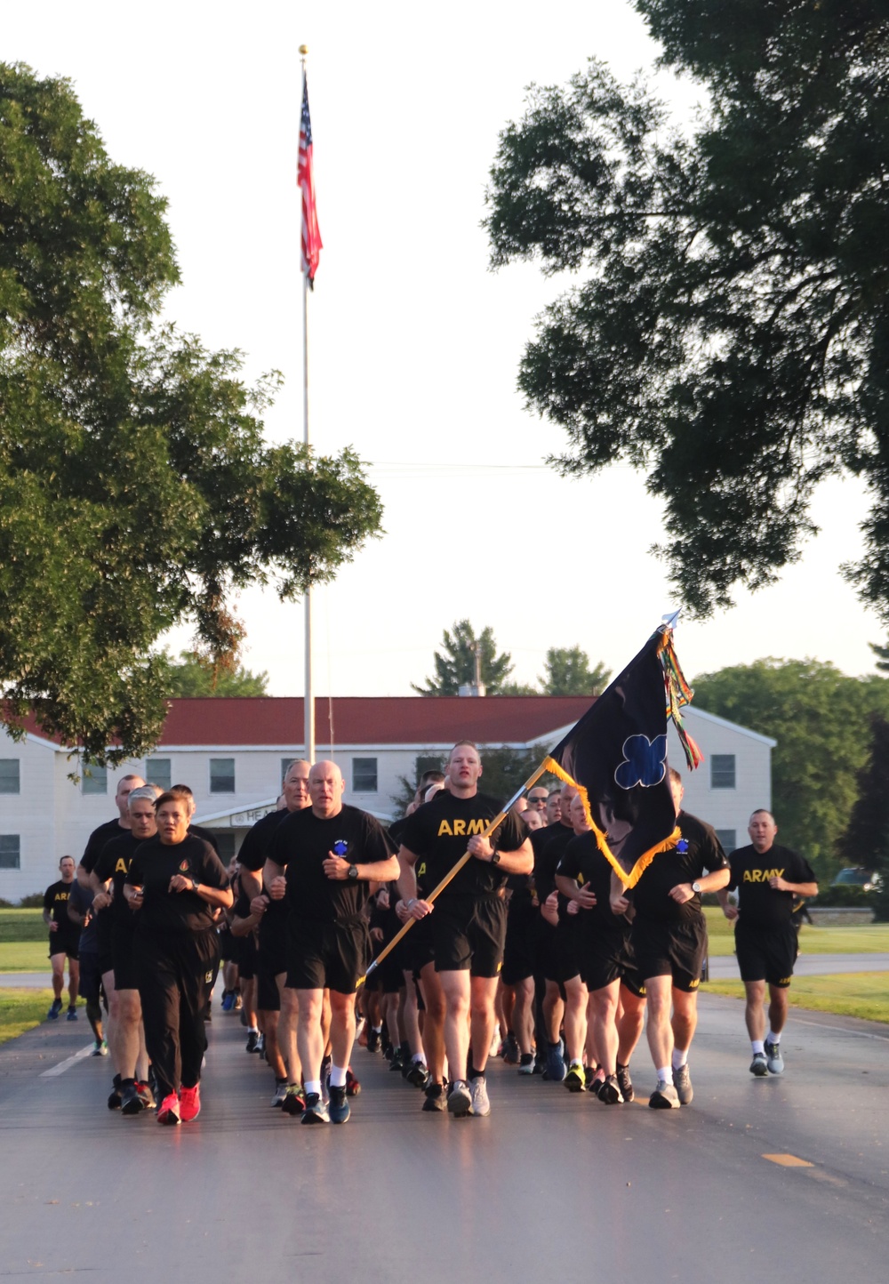 Installation Run brings together Soldiers from across Fort McCoy to build esprit de corps