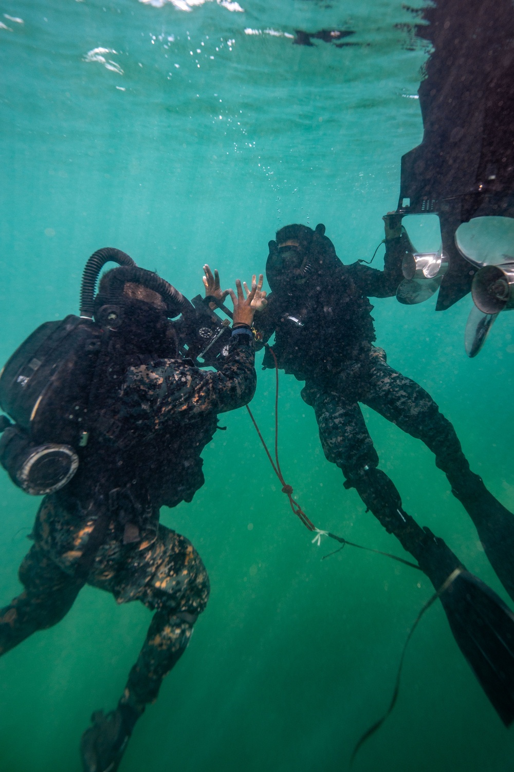 NSW Operators Dive with Partner Forces during RIMPAC 2024