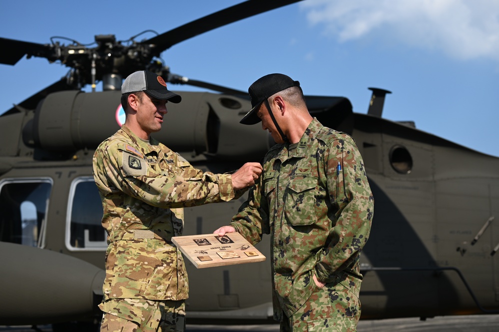 Orient Shield 24 USAABJ gift exchange