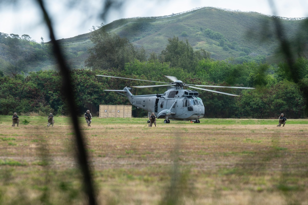 U.S. Marines, Partner Nations Conduct Air Assault Rehearsal