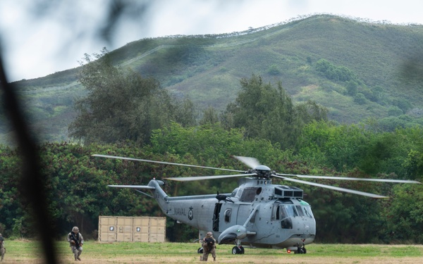 U.S. Marines, Partner Nations Conduct Air Assault Rehearsal