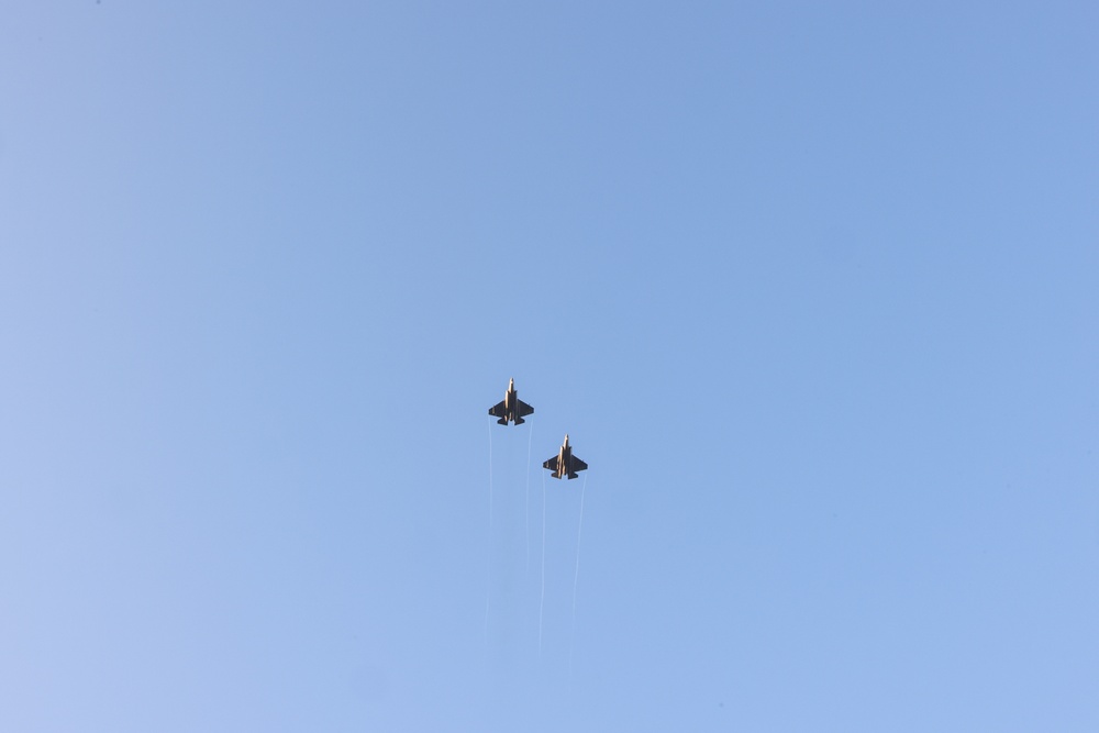 VMFA-311 Flyover | All Blacks vs. Fiji rugby match