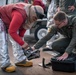 Sharing Knowledge: 15th MEU, USS Boxer Trade Insight on Firefighting Equipment