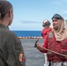 Sharing Knowledge: 15th MEU, USS Boxer Trade Insight on Firefighting Equipment