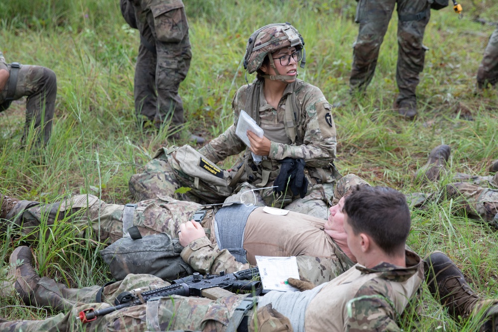 3-144th Infantry Regiment responds to an attack at JRTC 24-09