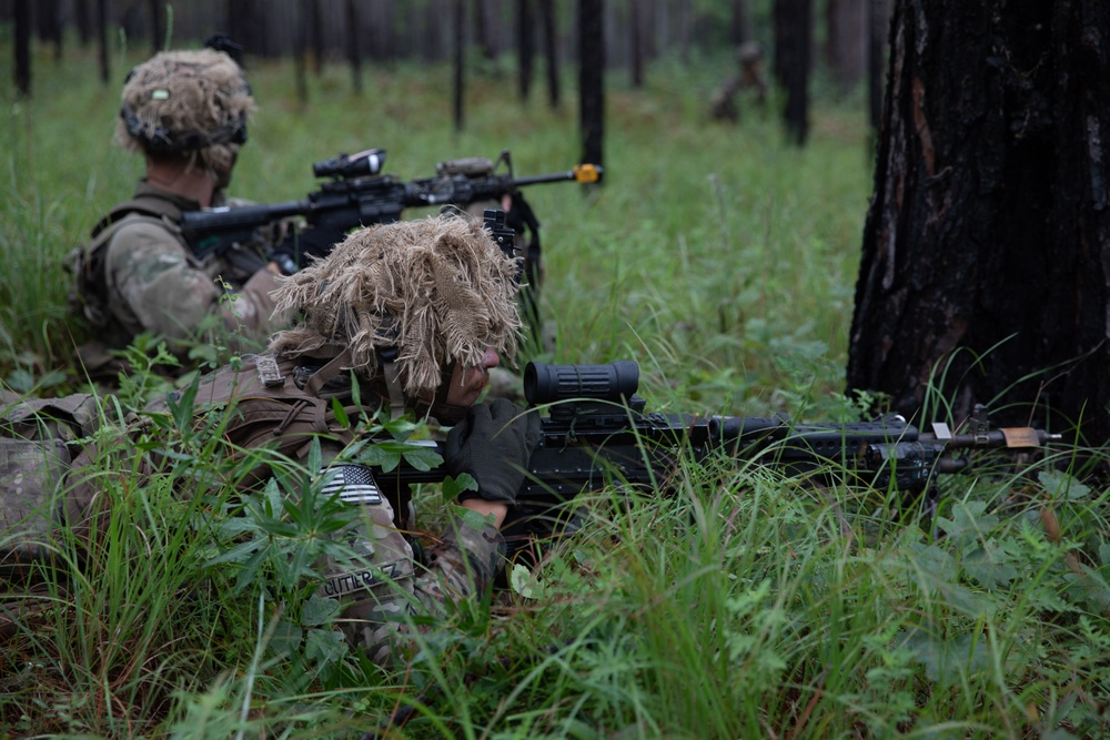 3-144th Infantry Regiment respond to an attack at JRTC 24-09