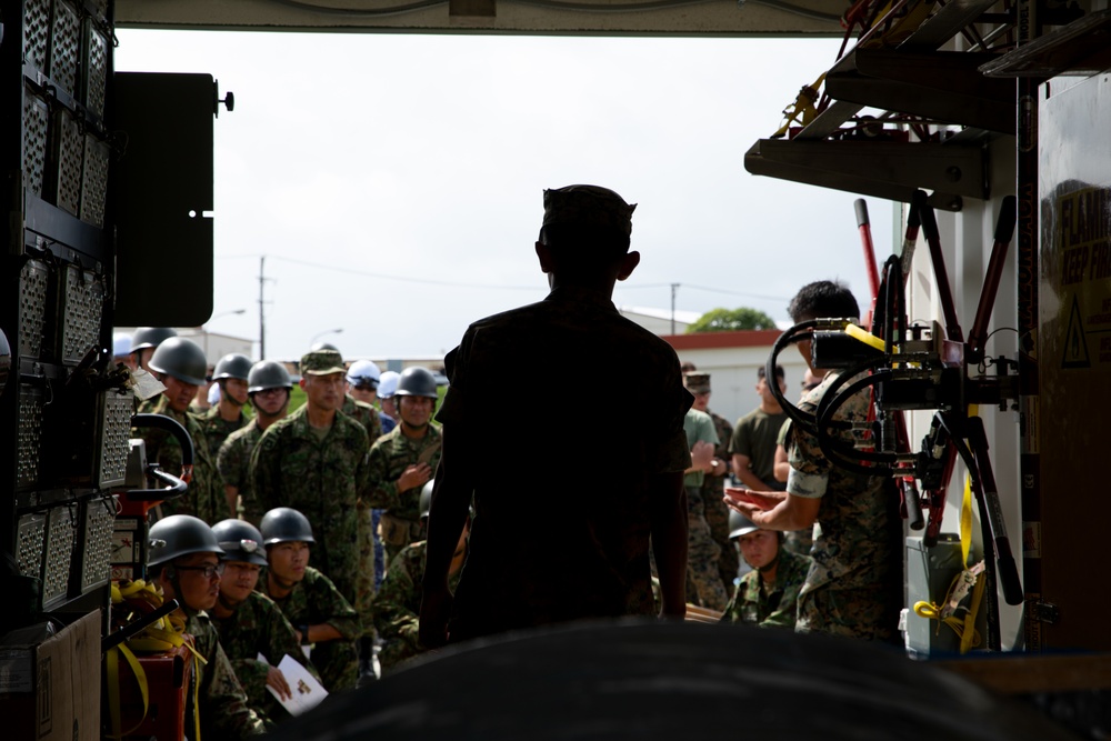 9th ESB Hosts a Bilateral Airfield Damage Repair Subject-Matter-Expert Exchange at Camp Hansen