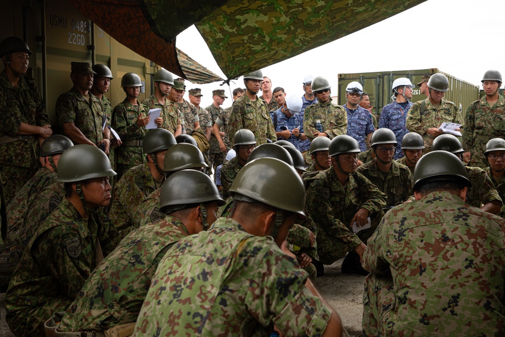 9th ESB Hosts a Bilateral Airfield Damage Repair Subject-Matter-Expert Exchange at Camp Hansen