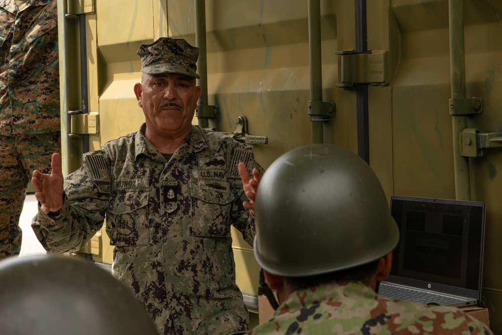 9th ESB Hosts a Bilateral Airfield Damage Repair Subject-Matter-Expert Exchange at Camp Hansen