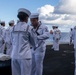 Abraham Lincoln holds a burial-at-sea ceremony