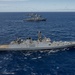 Multinational ships sail in formation during RIMPAC 2024