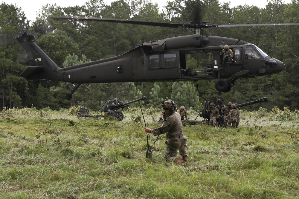 Florida Army National Guard Sling Load Exercise at XCTC