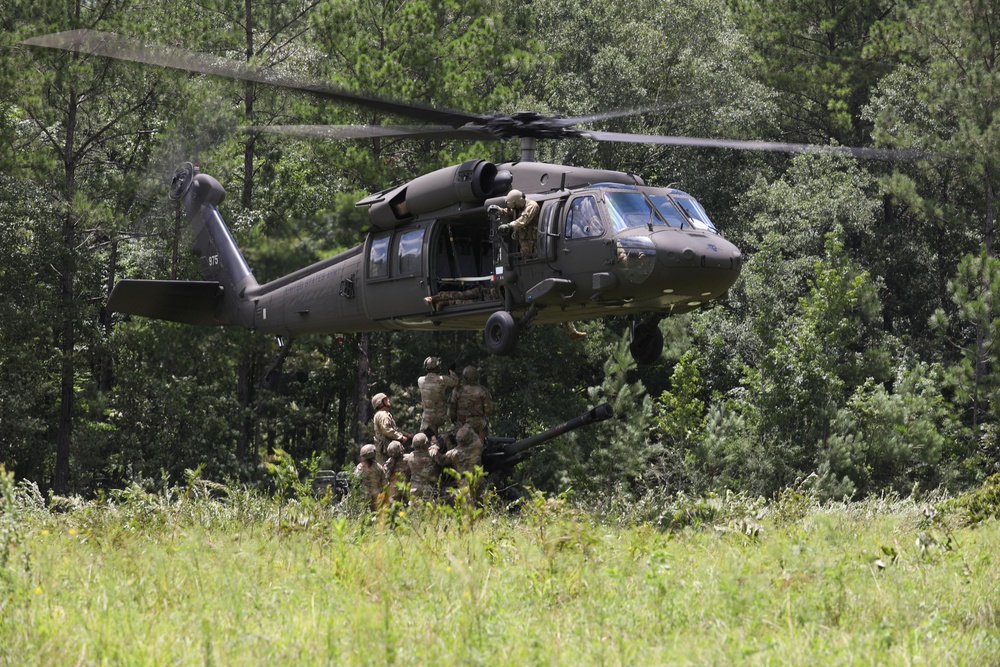 Florida Army National Guard Sling Load Exercise at XCTC