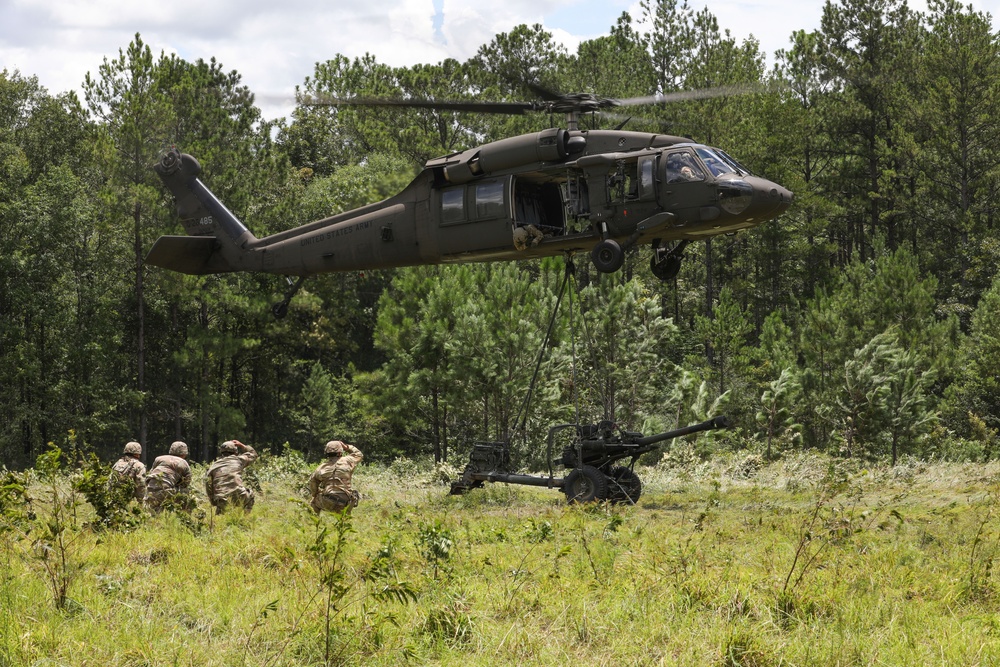 Florida Army National Guard Sling Load Exercise at XCTC