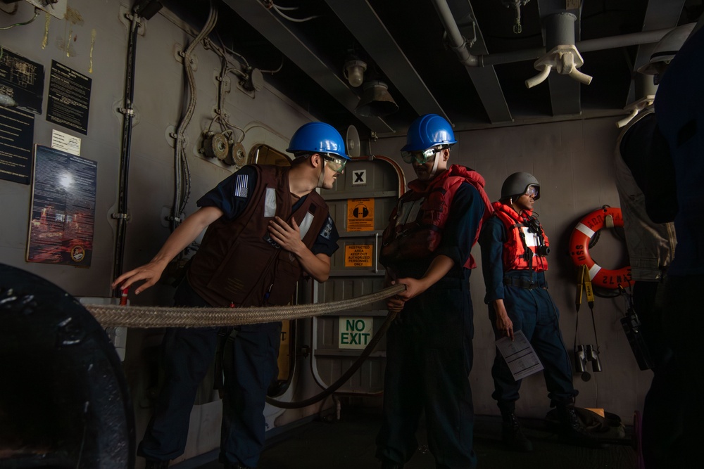 Abraham Lincoln conducts replenishment-at-sea