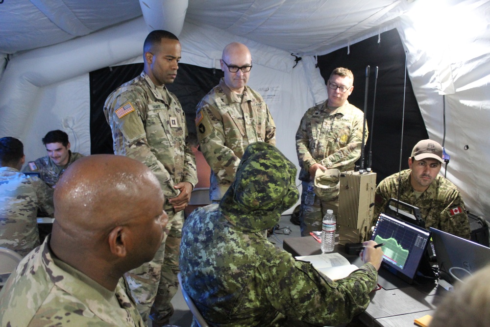 Soldiers Gather During Cyber Quest 24