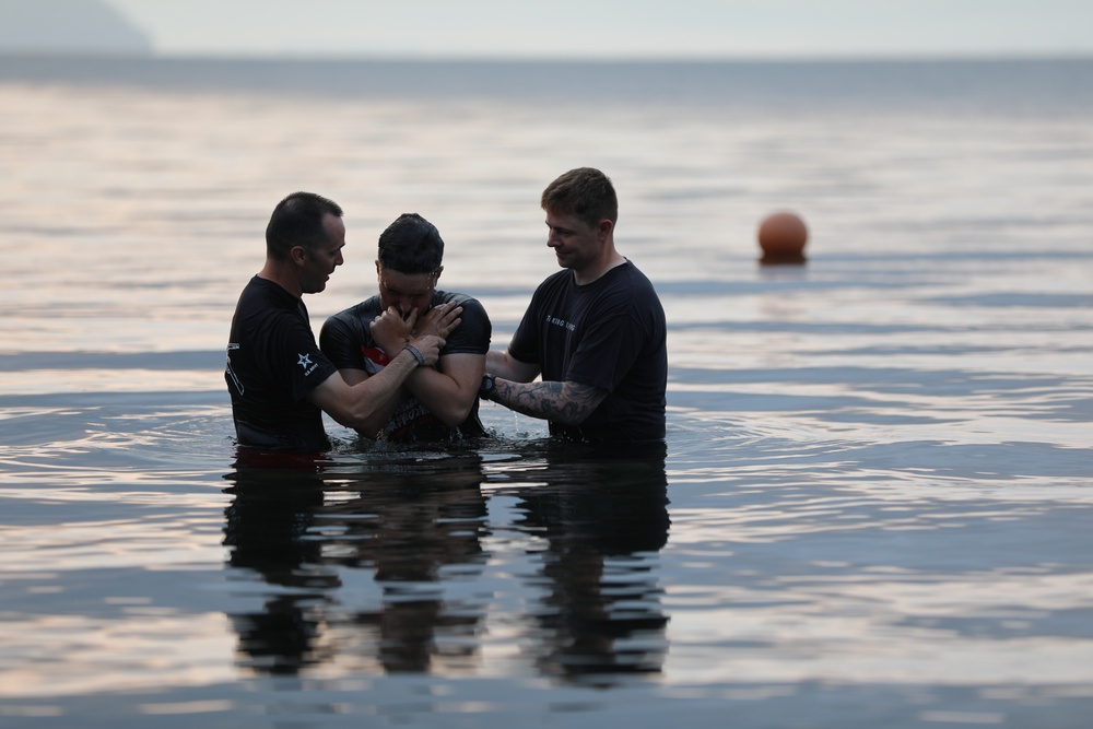 Orient Shield 24 Chaplain Baptism