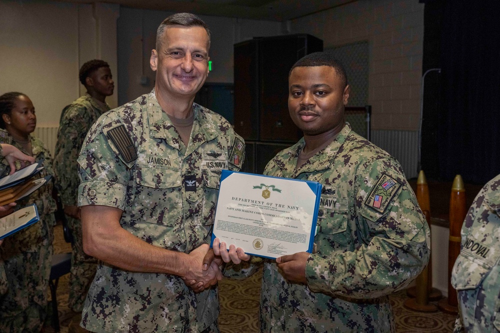 Awards at Quarters in Diego Garcia