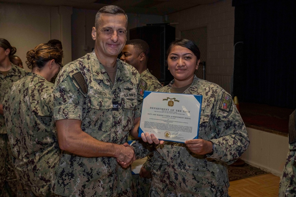 Awards at Quarters in Diego Garcia