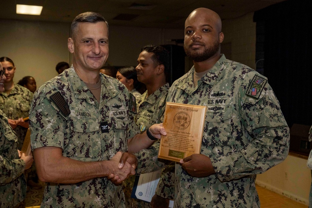 Awards at Quarters in Diego Garcia