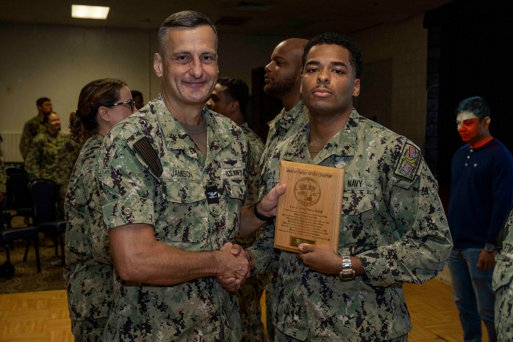 Awards at Quarters in Diego Garcia