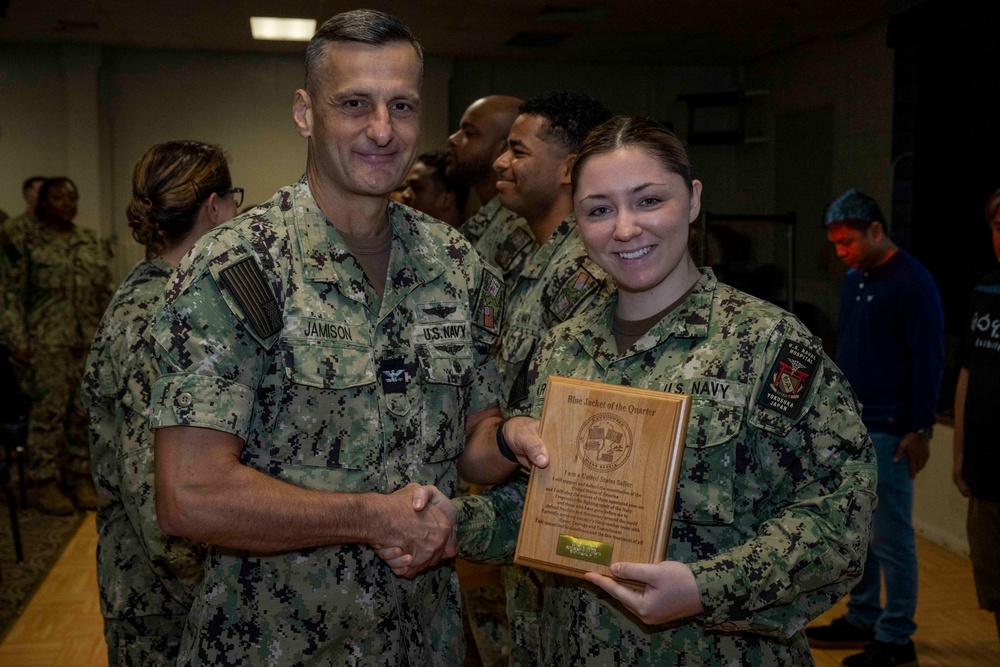 Awards at Quarters in Diego Garcia