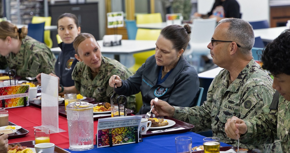 Rear Adm. Robert J. Hawkins Visits USNMRTC Yokosuka