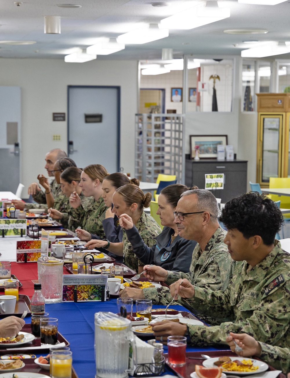 Rear Adm. Robert J. Hawkins Visits USNMRTC Yokosuka