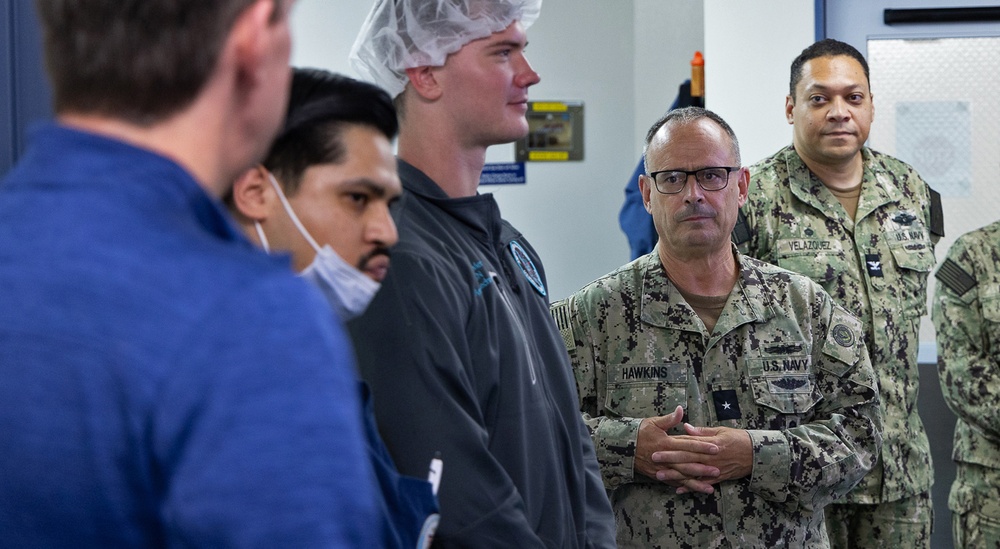 Rear Adm. Robert J. Hawkins Visits USNMRTC Yokosuka