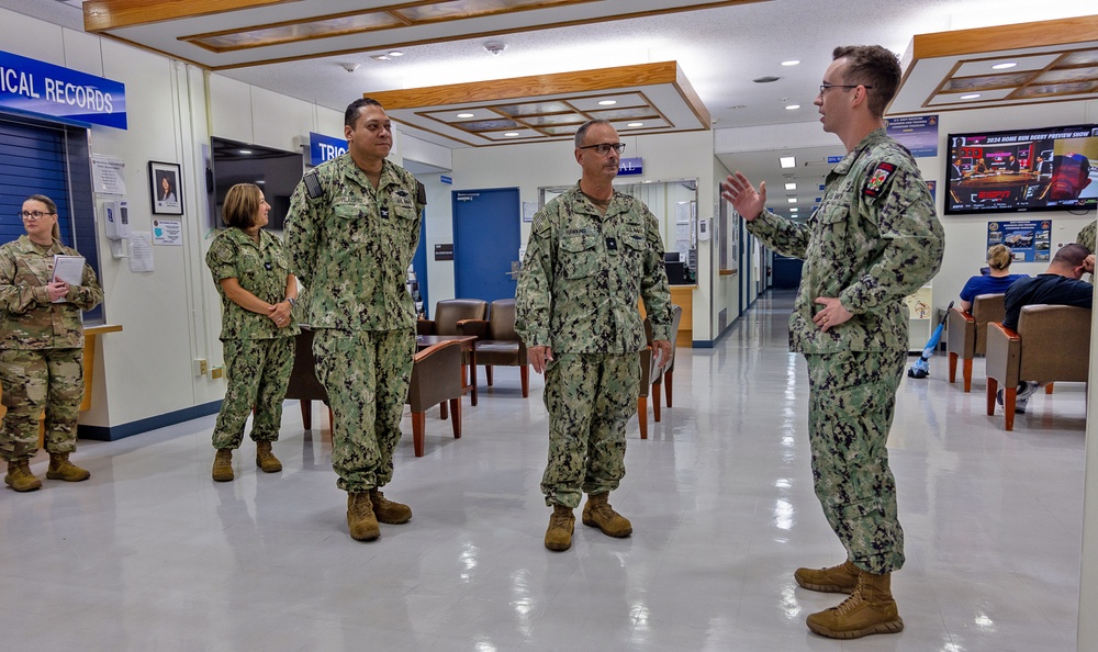 Rear Adm. Robert J. Hawkins Visits USNMRTC Yokosuka