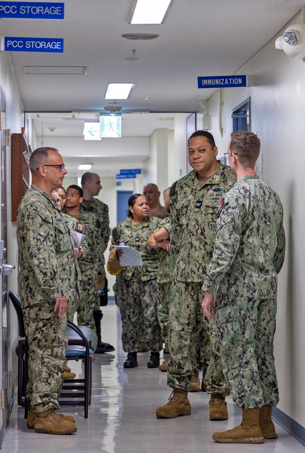 Rear Adm. Robert J. Hawkins Visits USNMRTC Yokosuka