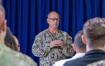 Rear Adm. Robert J. Hawkins Visits USNMRTC Yokosuka