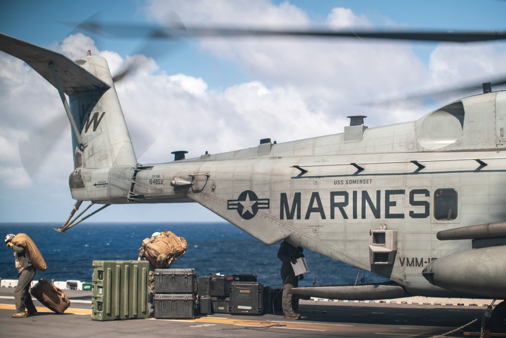 15th MEU Marines Embark USS Boxer After RIMPAC