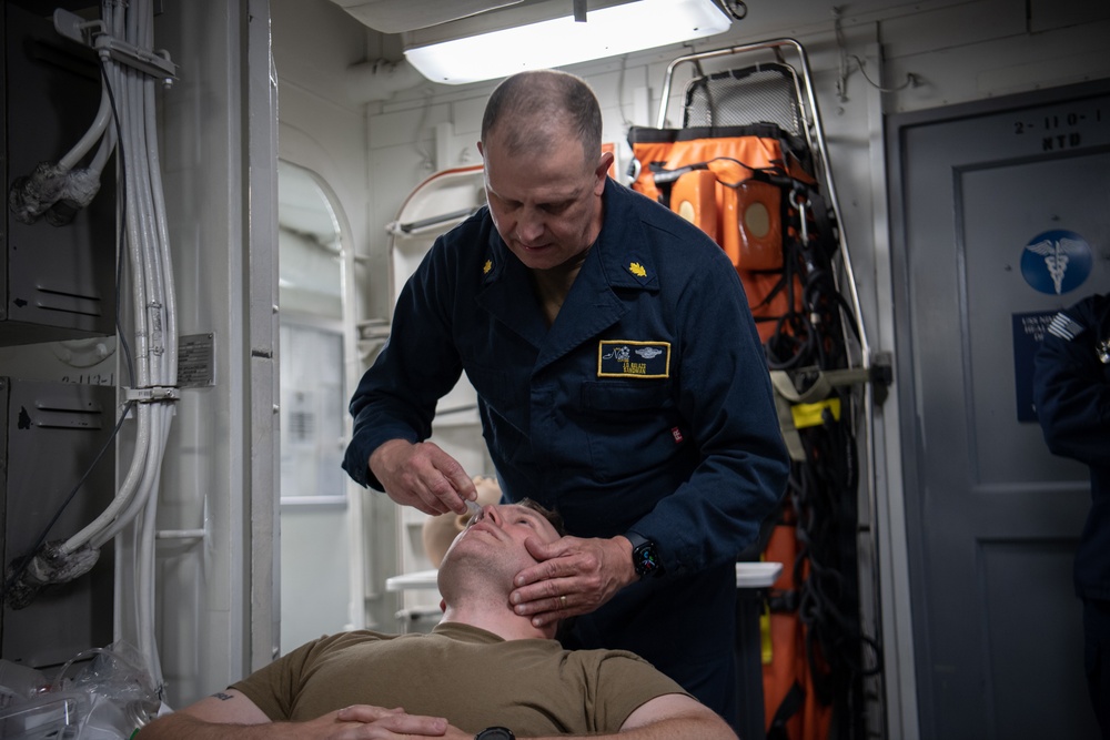 Nimitz Sailors Participate In Medical Training