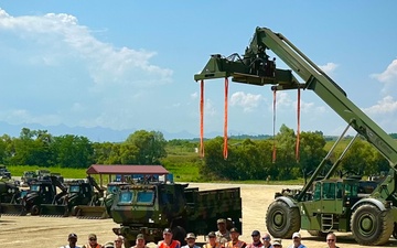APS-2 horizontal engineer equipment turn-in closes out Resolute Castle 24 in Romania