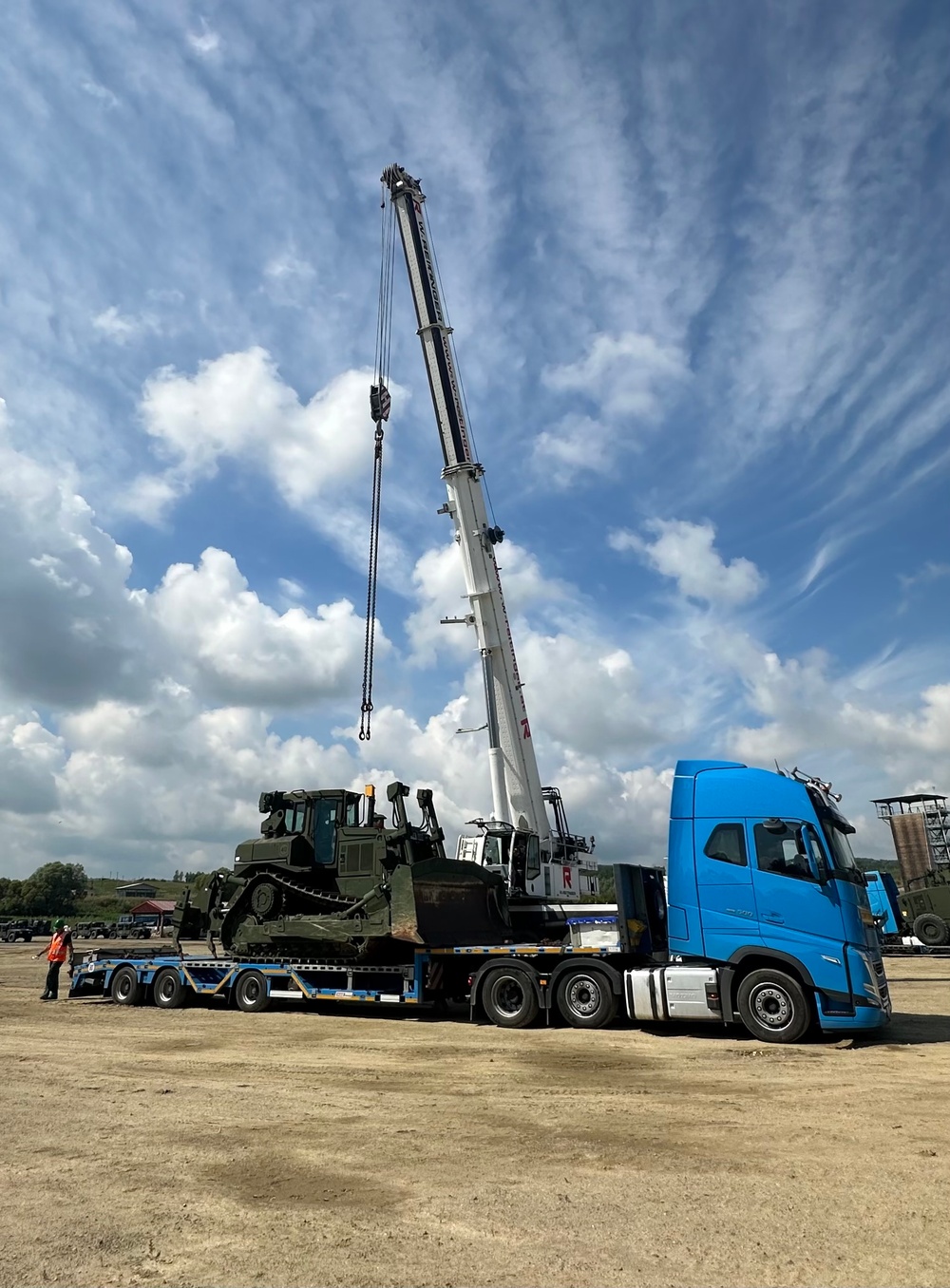 APS-2 horizontal engineer equipment turn-in closes out Resolute Castle 24 in Romania