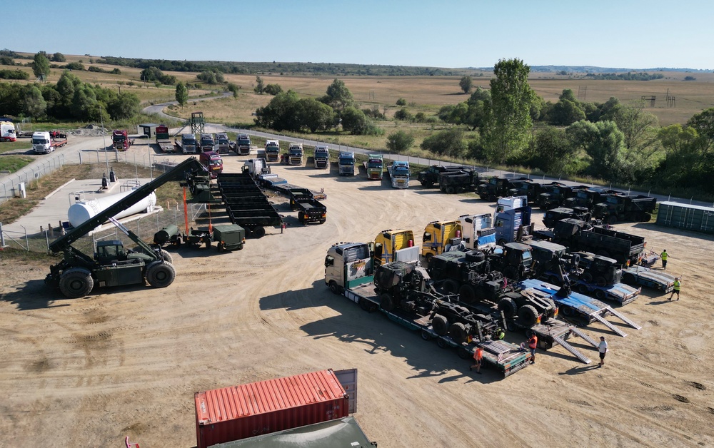 APS-2 horizontal engineer equipment turn-in closes out Resolute Castle 24 in Romania