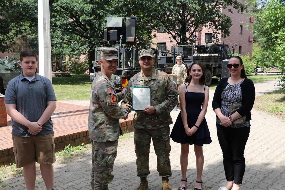 Charlie Battery, 5th Battalion, 4th Air Defense Artillery Regiment Lateral Promotion.