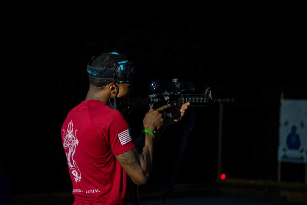 Live-Fire Small Arms Qualification Aboard USS America (LHA 6)